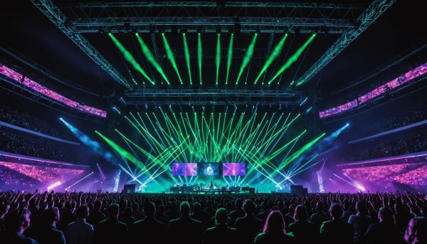 Comment se déroule un show laser grand format ?