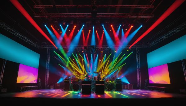 L évolution des sources diodes RVB en spectacle