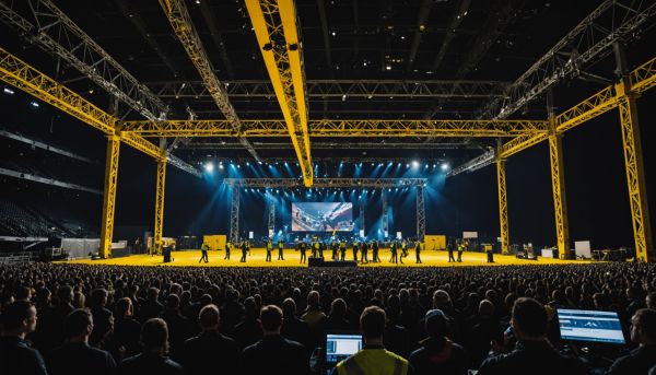 Les défis logistiques des grands shows visuels