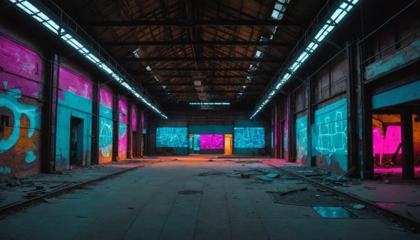 Les espaces atypiques subliment les projections de nuit