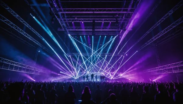 Pourquoi les concerts intègrent des faisceaux