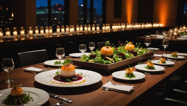 Pourquoi marier show laser et gastronomie locale