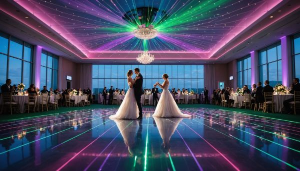 Quels types de spectacles laser choisir pour un mariage ?