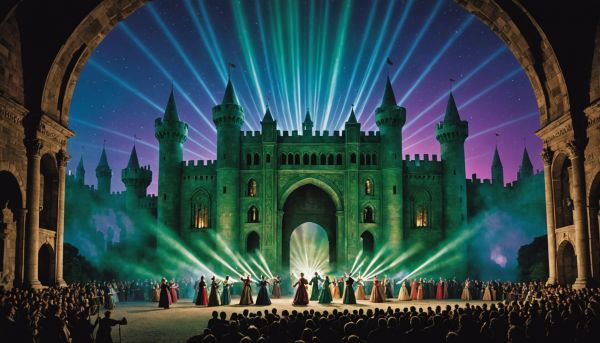 Spectacles historiques et son et lumiere laser